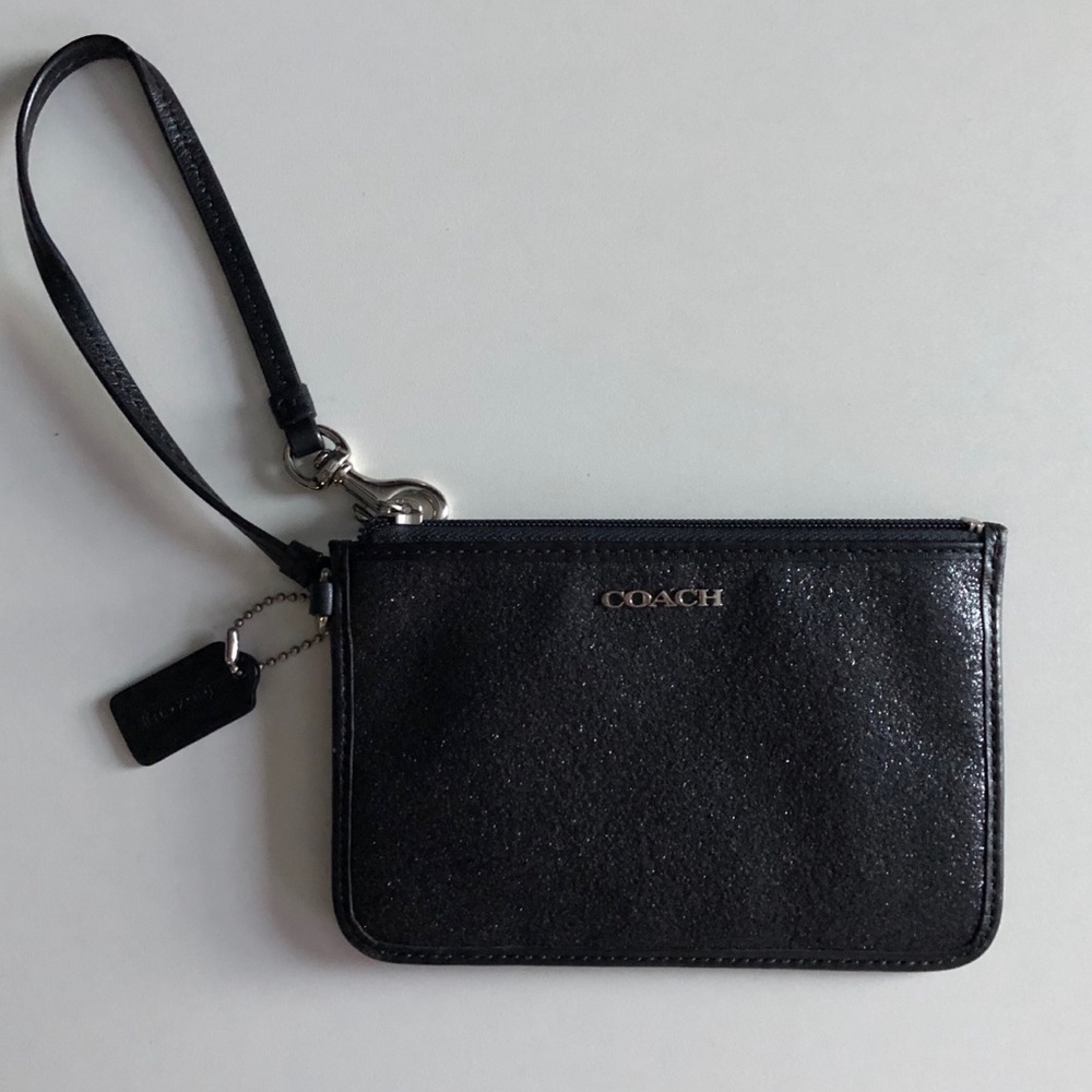 Black Coach Wristlet